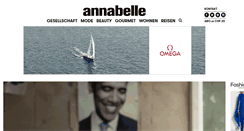 Desktop Screenshot of annabelle.ch